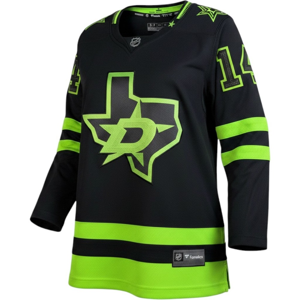 Dallas Stars Jamie Benn #14 Blackout Breakaway Jersey Size Small NWT Fanatics